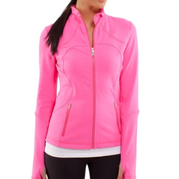 lululemon athletica Jackets & Blazers - Lululemon Forme Jacket Activewear Full Zip PInkelicious Small